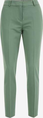 Pantalon à plis WE Fashion en vert : devant