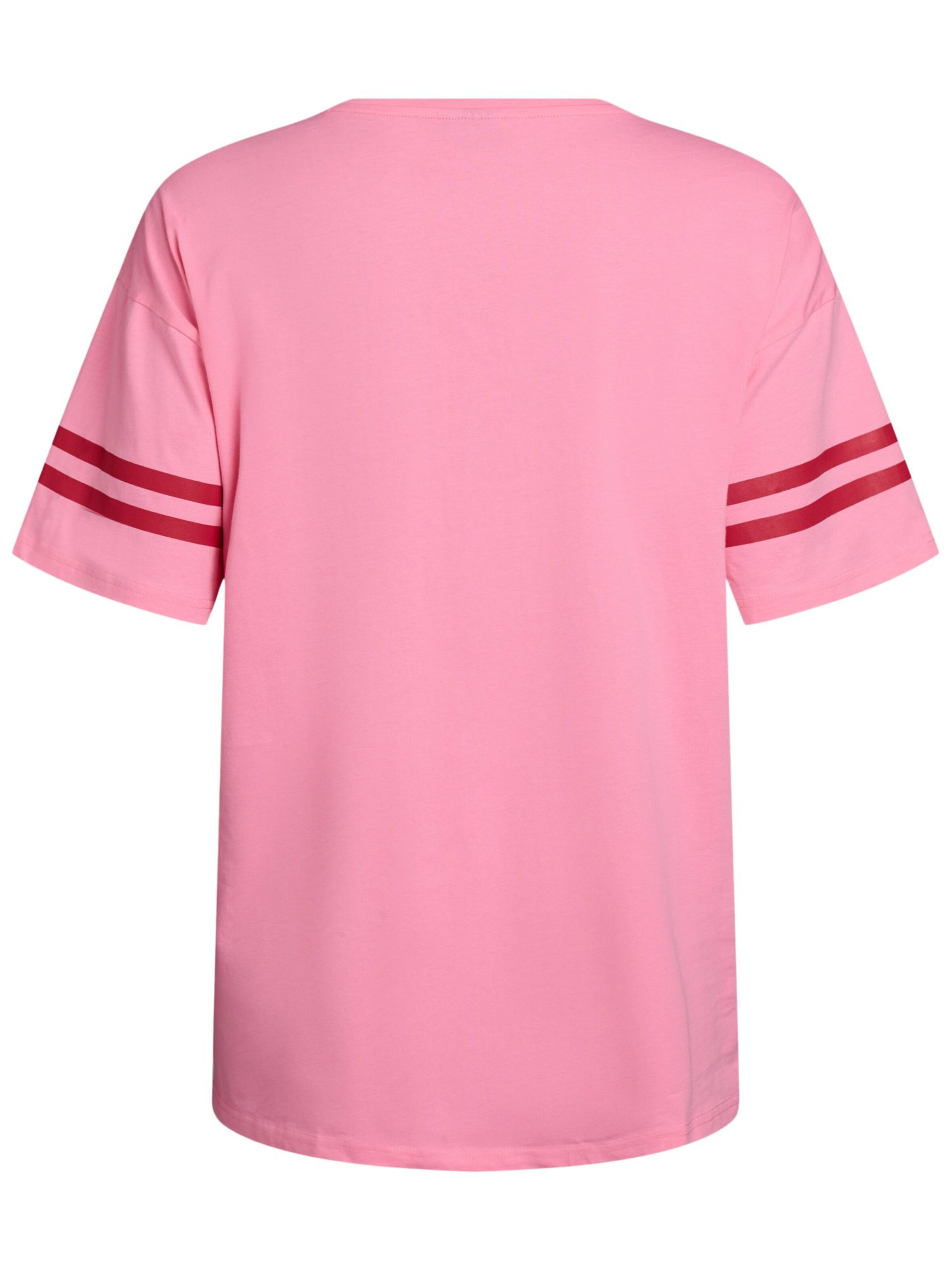 Maglia extra large 'Enilla' di Zizzi in rosa