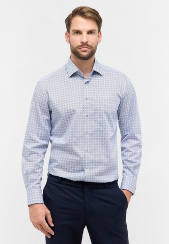 ETERNA Comfort Fit Hemd in Blau: Vorderseite