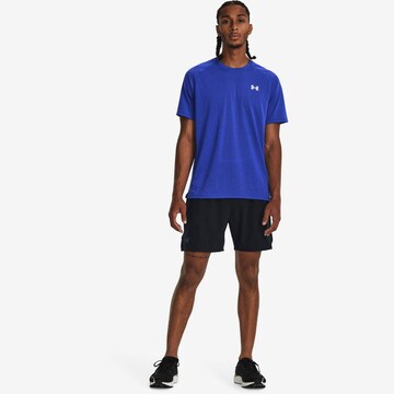 UNDER ARMOUR Functioneel shirt 'Streaker' in Blauw