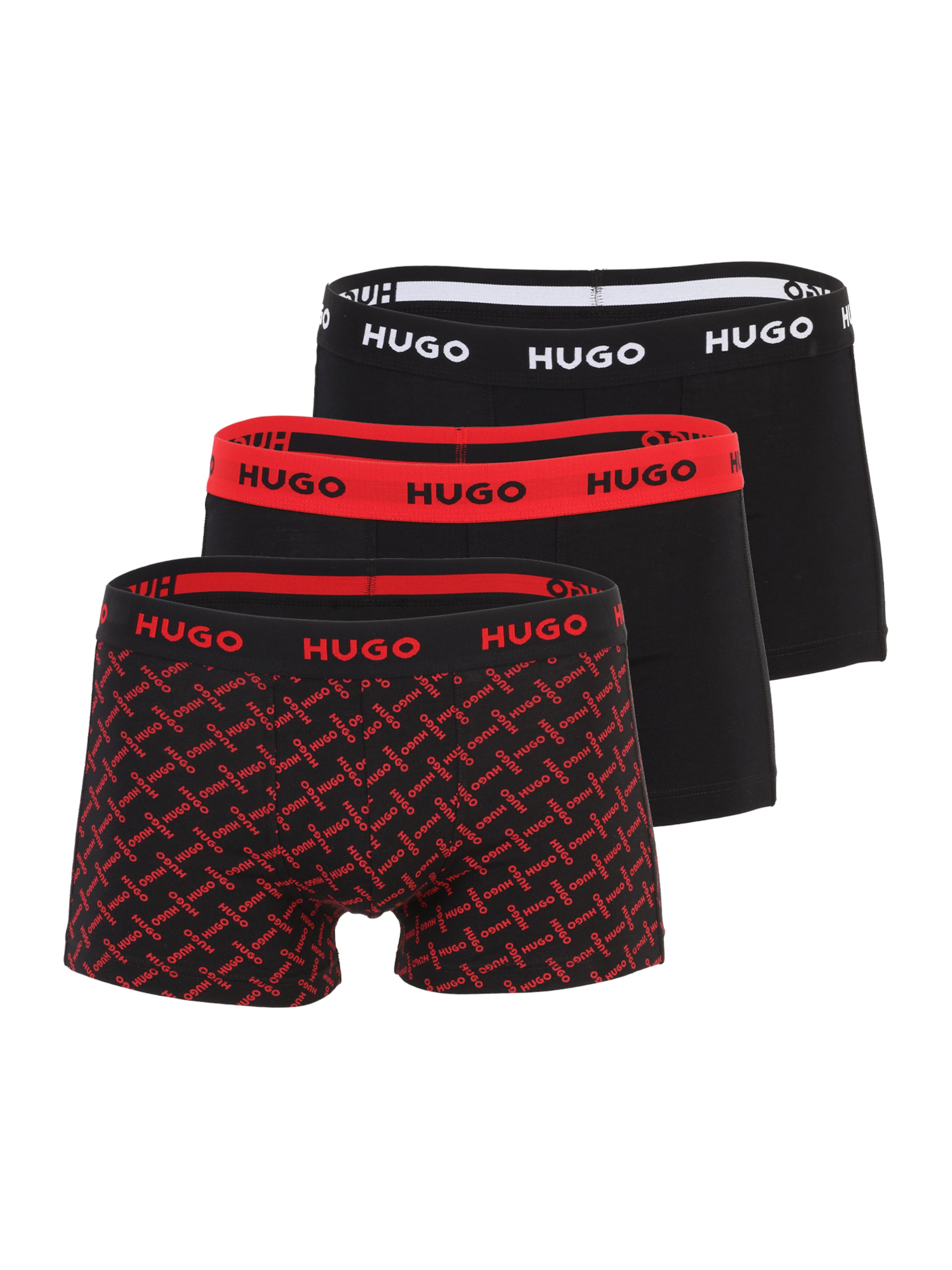 HUGO Boxershorts in Schwarz: Vorderseite