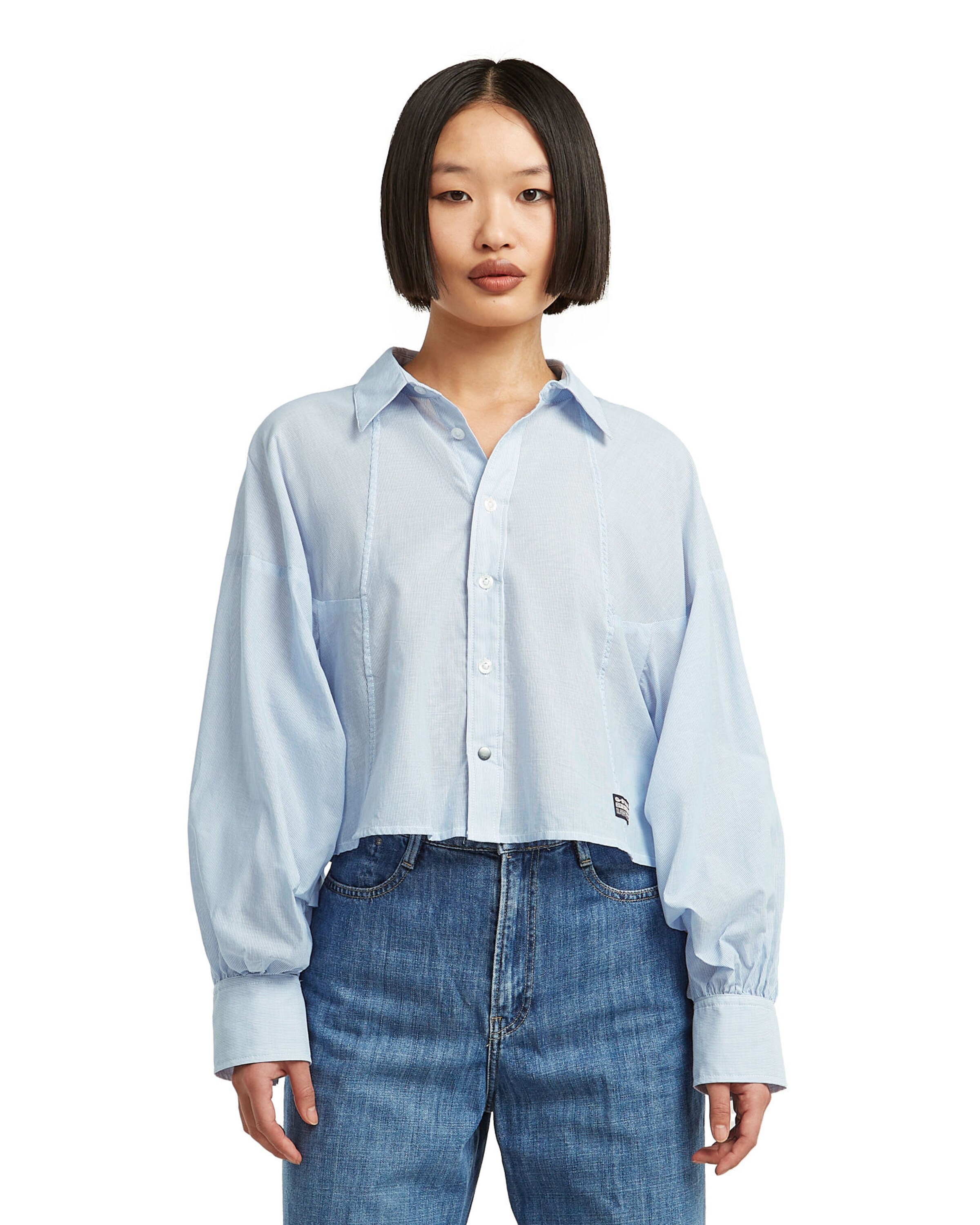 Chemisier G-STAR en bleu : devant