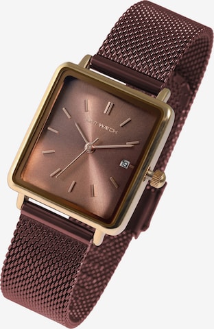 Just Watch Analog Watch 'Sienna, Datumsanzeige' in Red: front