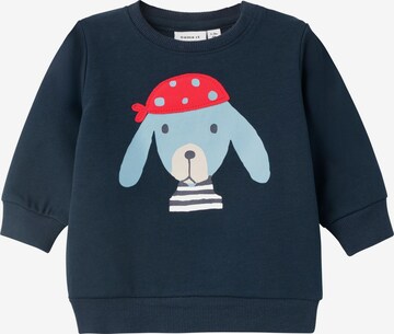 NAME IT Sweatshirt 'Fido' in Blue: front