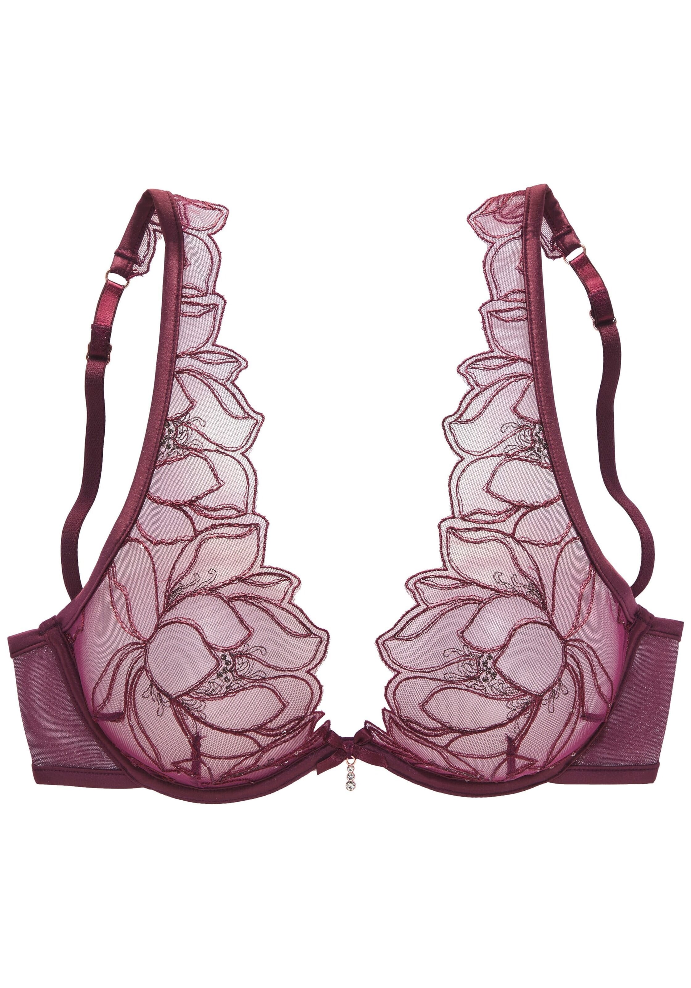 LASCANA T-shirt Bra in Red: front