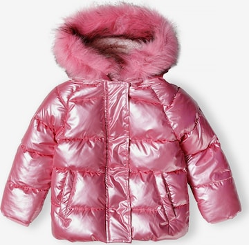 MINOTI Зимняя куртка в Ярко-розовый: спереди