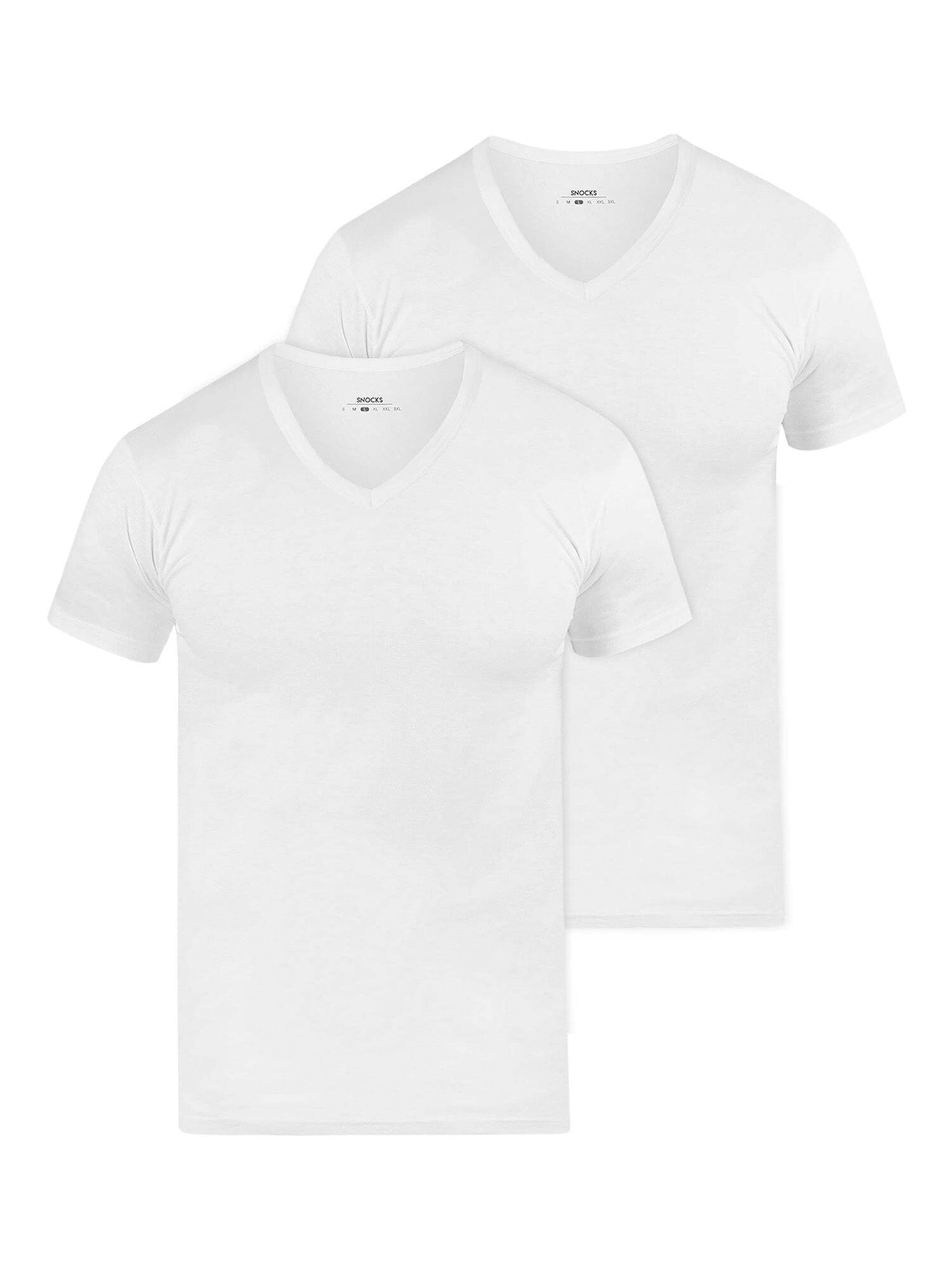 SNOCKS Unterhemd in Weiß: Vorderseite