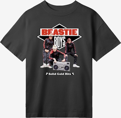 F4NT4STIC T-Shirt 'Beastie Boys' in anthrazit / rot / weiß, Produktansicht