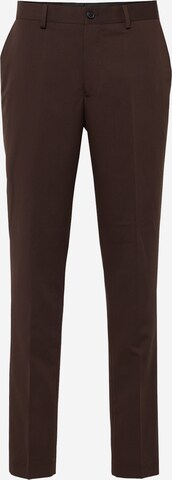 Pantalon à plis 'Franco' JACK & JONES en marron : devant