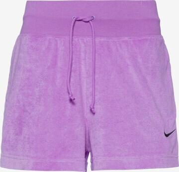 Nike Sportswear Regular Pants in Purple: front