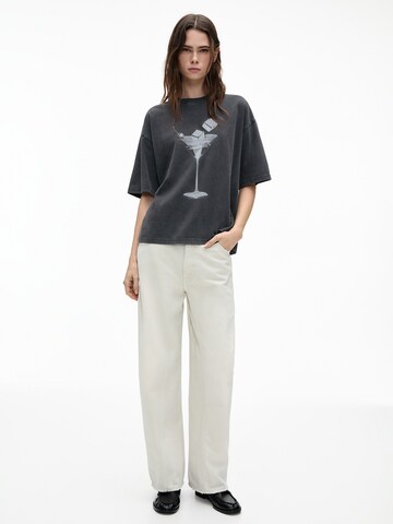 Pull&Bear T-Shirt in Grau
