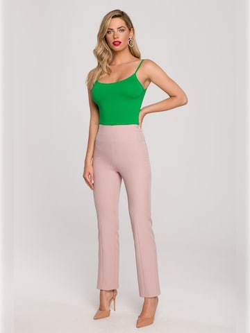 Makover - Slimfit Pantalón en rosa