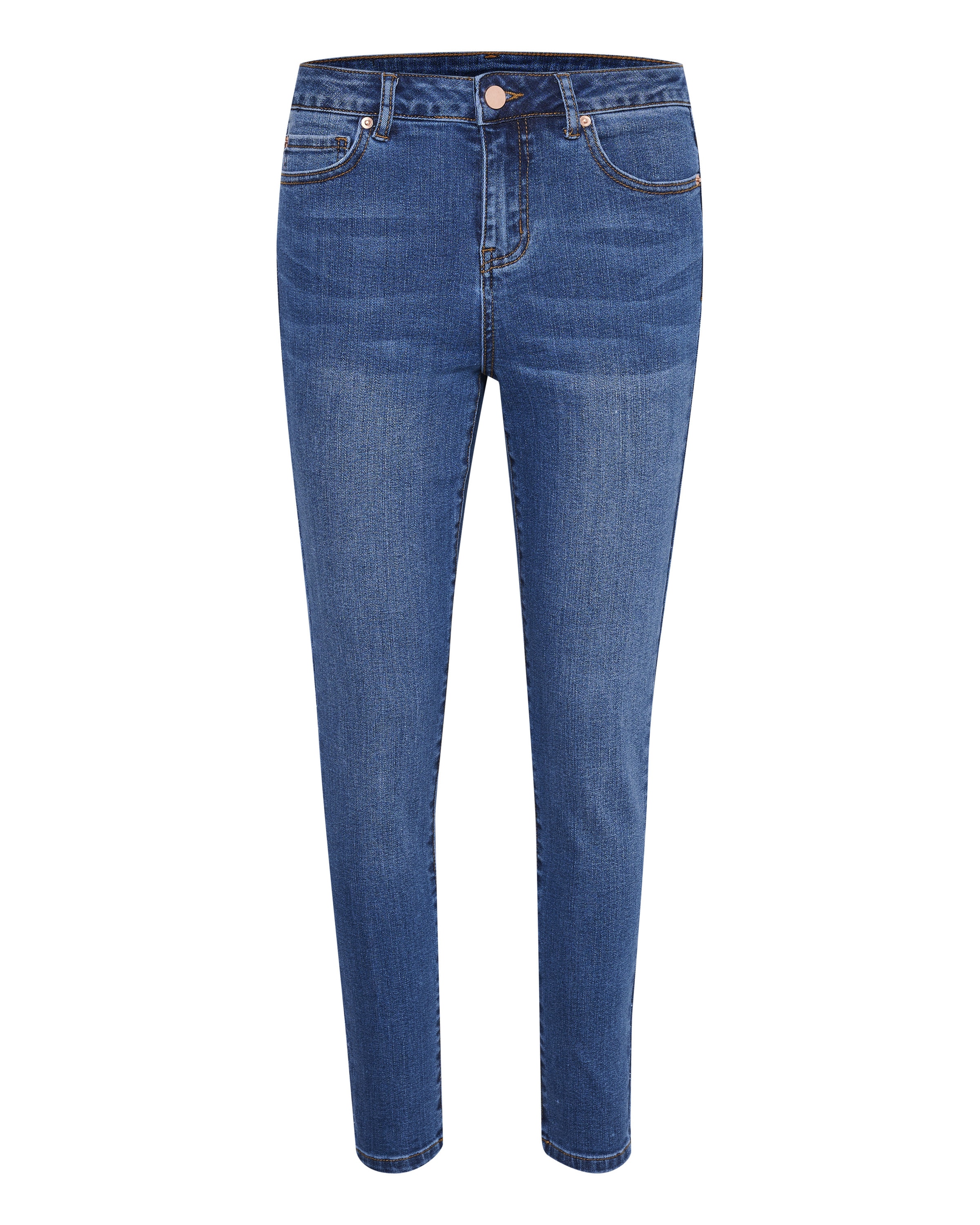 Kaffe Slimfit Jeans 'Asinem' in Blau: Vorderseite