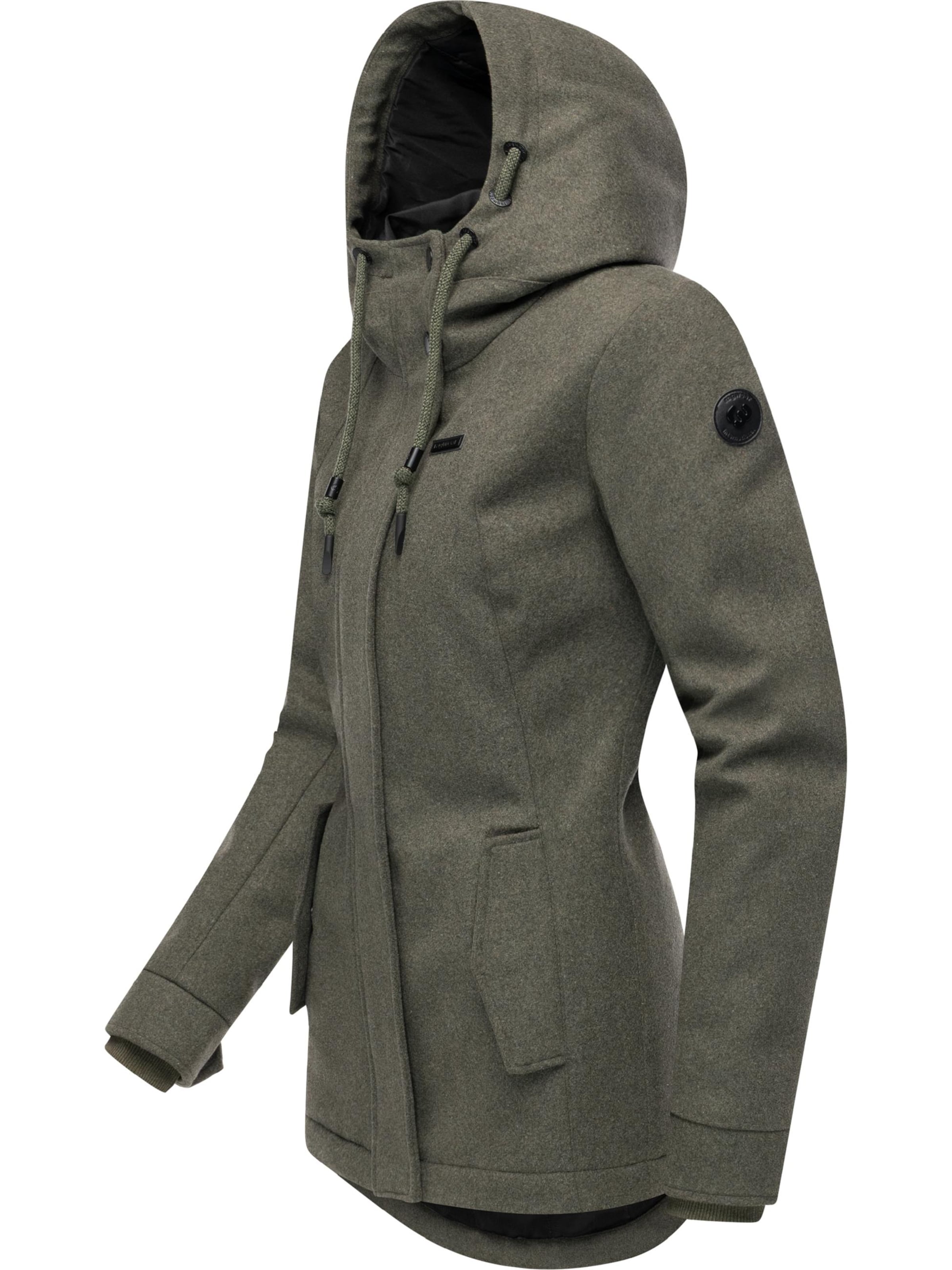 Ragwear Between-season jacket 'Monadde' in Green