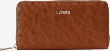 L.CREDI Wallet 'Ebba' in Brown: front