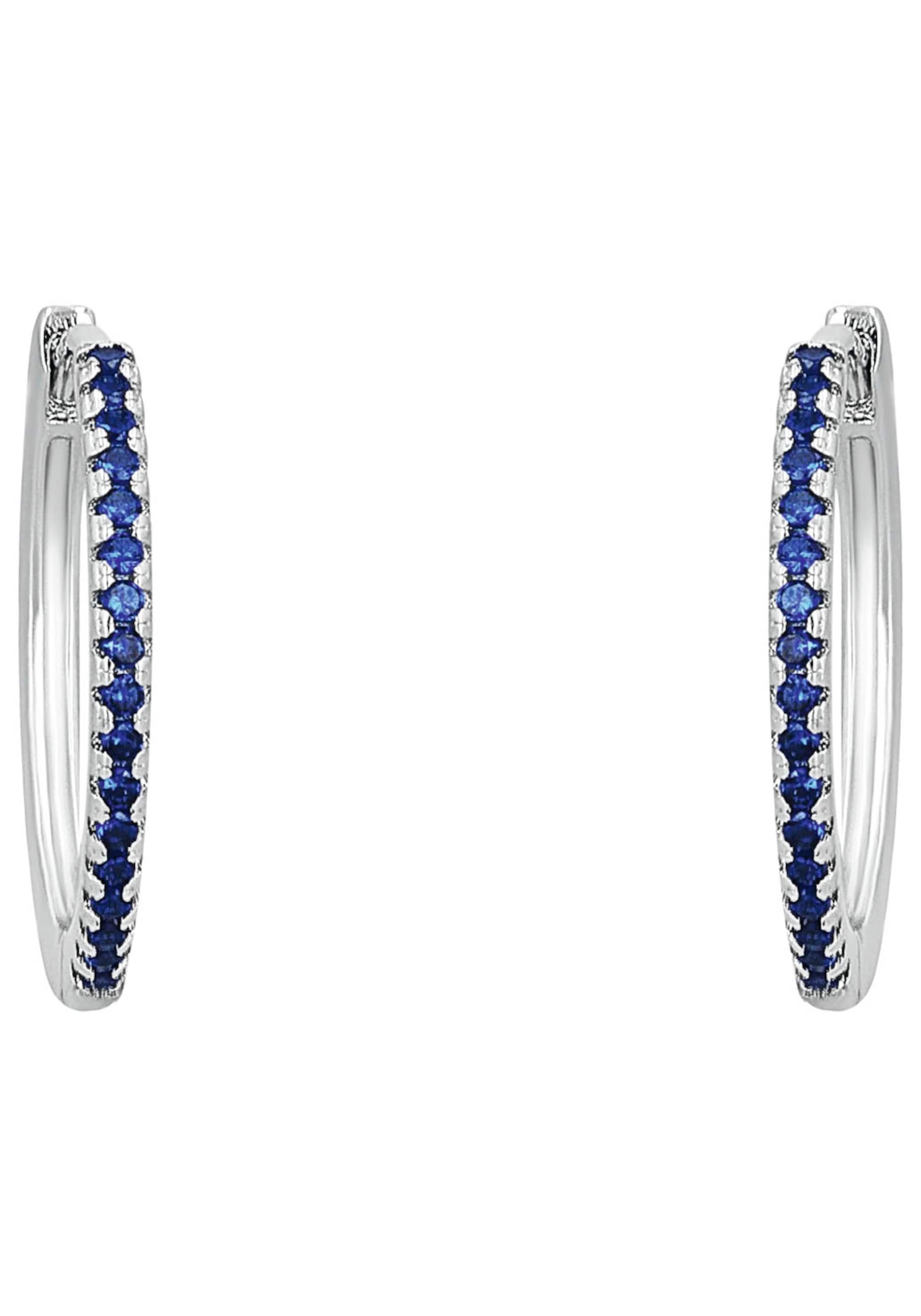 AMOR Earrings 'Amor Paar' in Blue: front
