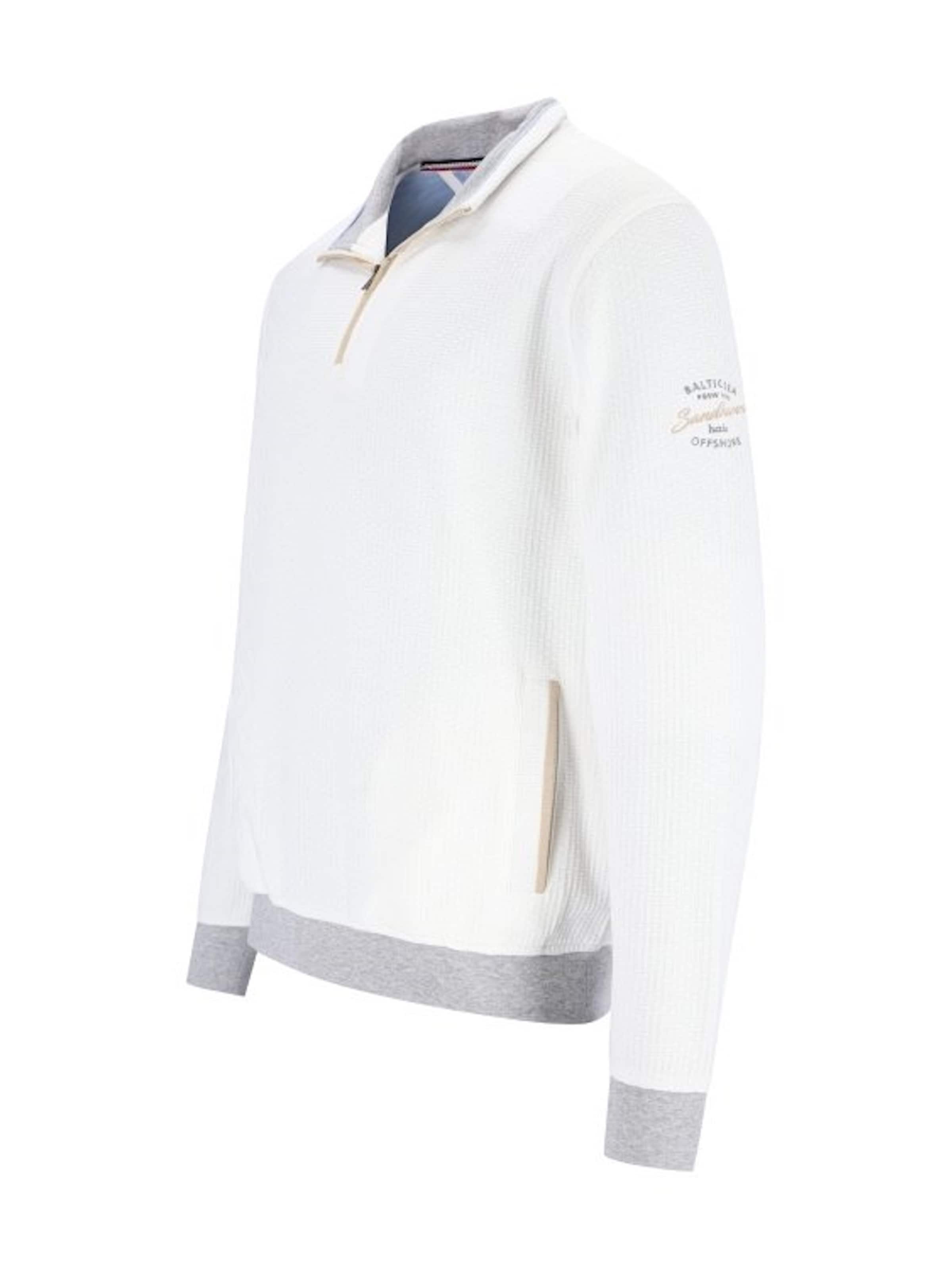 Sweat-shirt 'Stay Fresh' HAJO en blanc