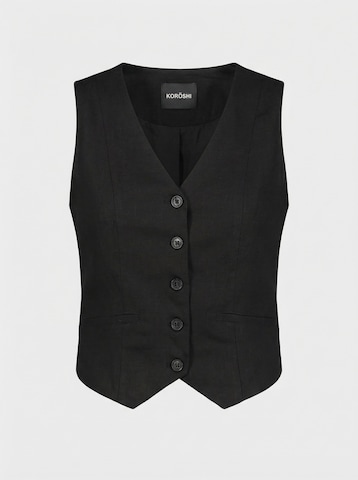 Gilet da completo di KOROSHI in nero