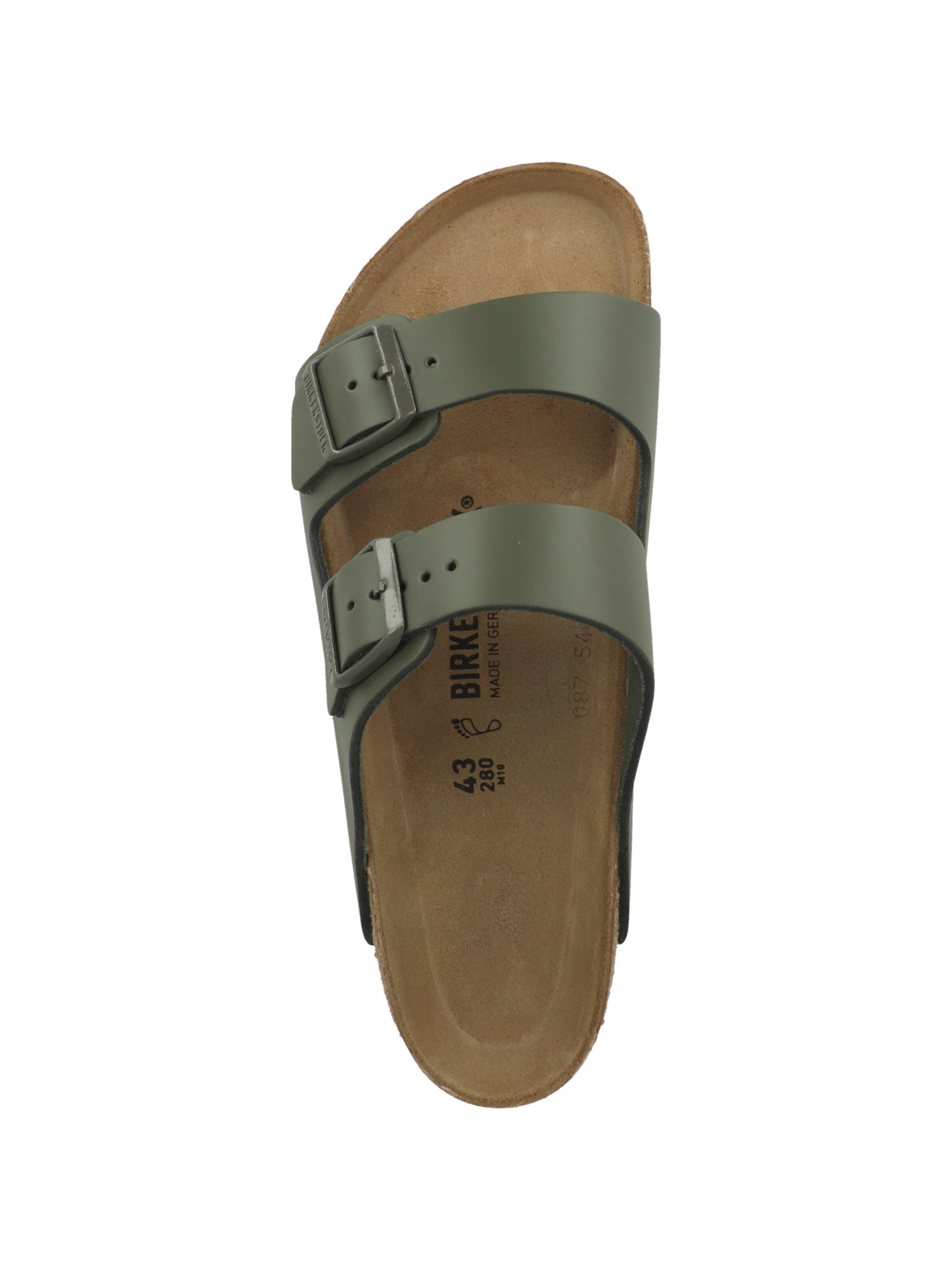 BIRKENSTOCK - Sandalias ' Arizona Naturleder normal ' en verde