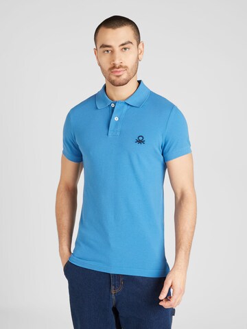 UNITED COLORS OF BENETTON - Camisa em azul: frente