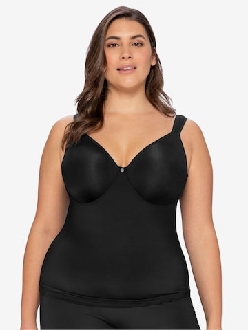 SHEEGO Shaping Top in Black: front