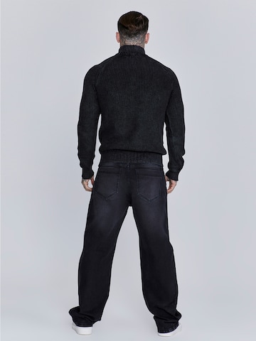 SikSilk Pullover in Schwarz