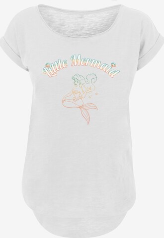 F4NT4STIC Shirt 'Disney Girls The Little Mermaid' in White: front