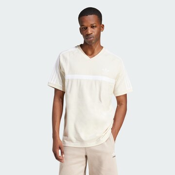 ADIDAS ORIGINALS T-shirt i beige: framsida