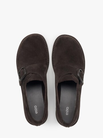 Estro Classic Flats '5831-1' in Brown