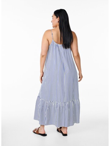 Robe 'Canavas' Zizzi en bleu