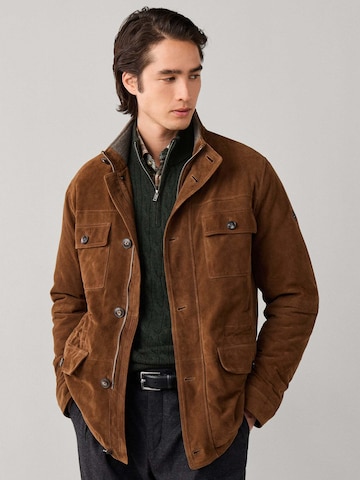 Hackett London Jacke in Braun: Vorderseite