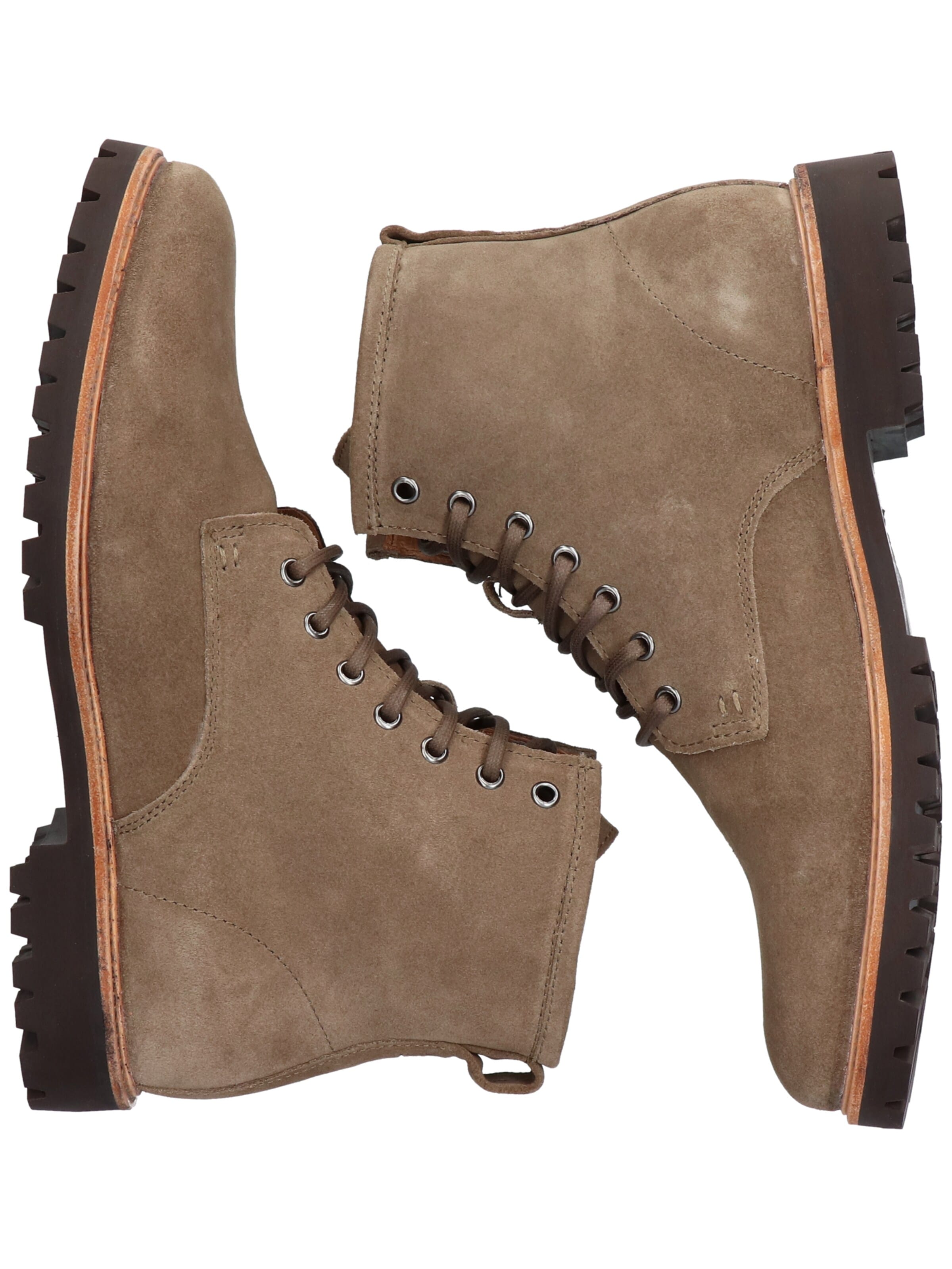 BLACKSTONE - Botas com atacadores 'LOGAN' em castanho