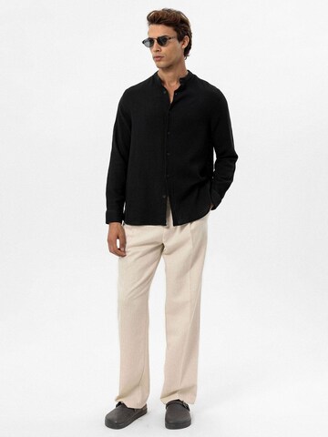 Antioch Regular fit Overhemd 'Italo' in Zwart