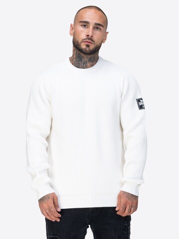 LONSDALE Svetr 'Moycullen' – bílá: přední strana