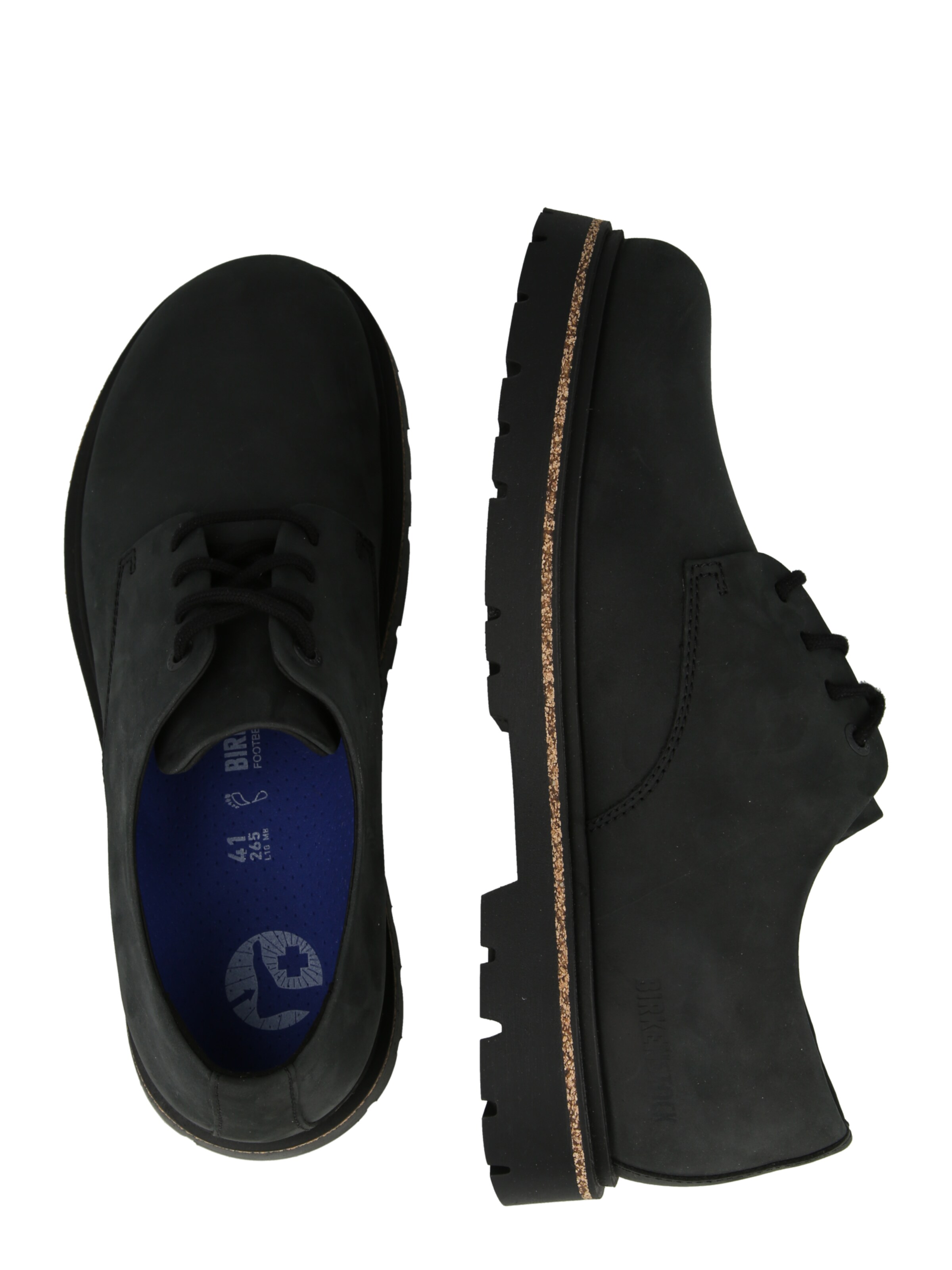 BIRKENSTOCK Šněrovací boty 'Highwood Leoi' – černá