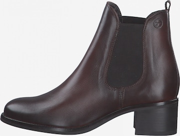 TAMARIS Chelsea Boots i brun