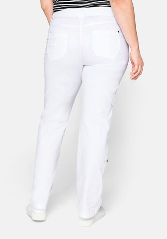 SHEEGO Regular Cargo Pants in White