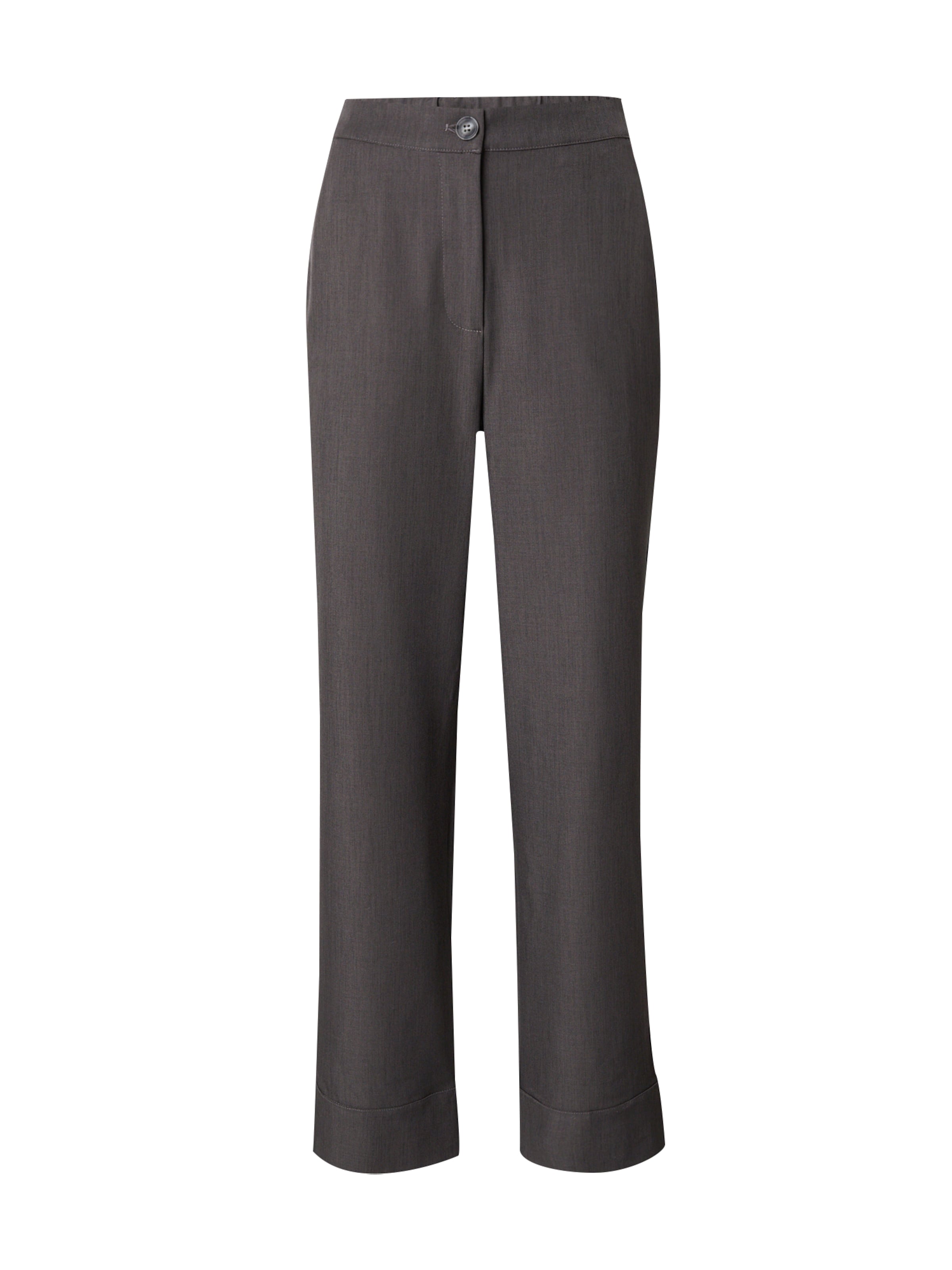 Regular Pantalon 'Lonnie' modström en gris : devant
