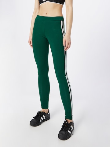 ADIDAS ORIGINALS Skinny Leggings 'Adicolor Classics' in Green: front