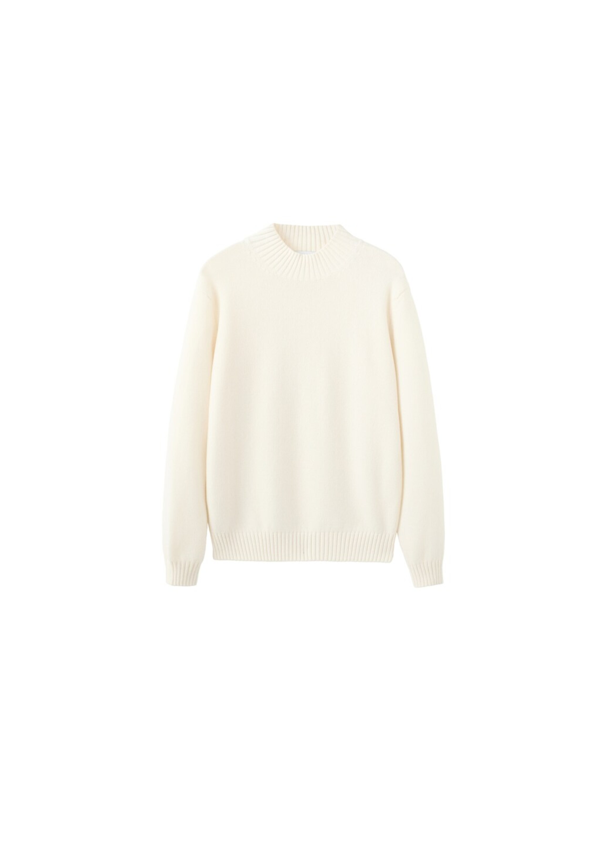 MANGO MAN Pullover 'lorym' in Weiß: Vorderseite