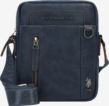 U.S. POLO ASSN. Crossbody Bag 'Cambridge' in Blue: front