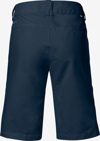 VAUDE Regular Outdoor Pants 'Skarvan' in Blue