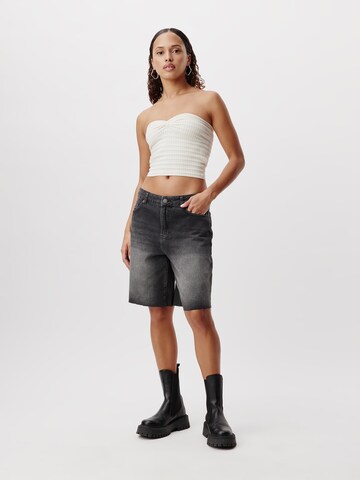 LeGer by Lena Gercke - Top de punto 'Cathleen' en blanco
