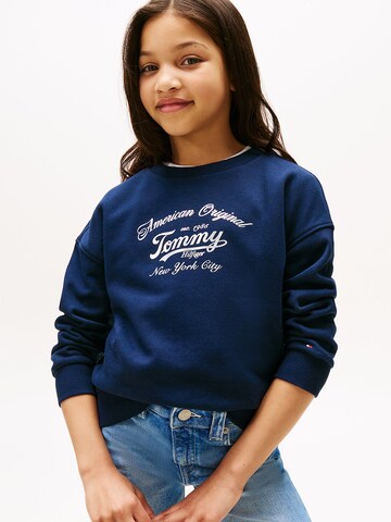 TOMMY HILFIGER Sweatshirt in Blauw: voorkant