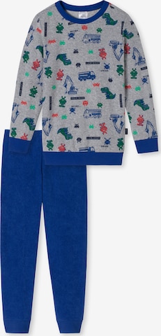 SCHIESSER Pyjama in Blau: predná strana