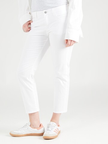 Coupe slim Pantalon ESPRIT en blanc : devant