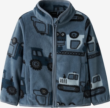 NAME IT Jopa iz flisa 'NMMMEEKO' | modra barva: sprednja stran