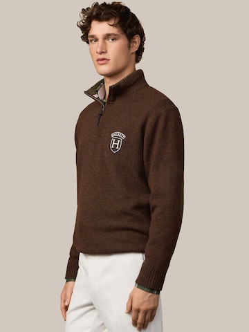 Hackett London Pullover in Braun