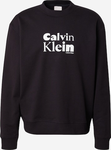 Felpa di Calvin Klein in nero: frontale
