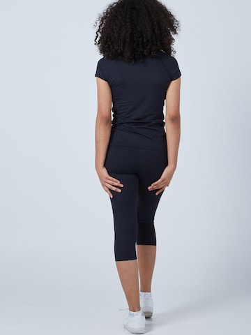 SPORTKIND Performance shirt 'Capsleeve' in Black